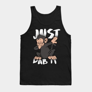 'Just Dab It Monkey Dab' Funny Dabbing Animal Gift Tank Top